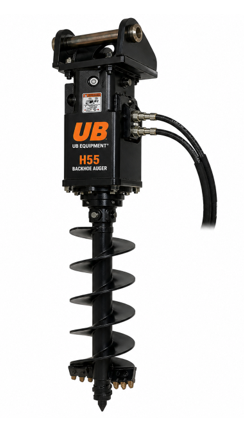 Backhoe Auger Attachment Model UB H55