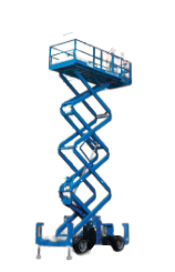 Scissor Lift 43 ft Rough Terrain Model Genie GS-4390 RT